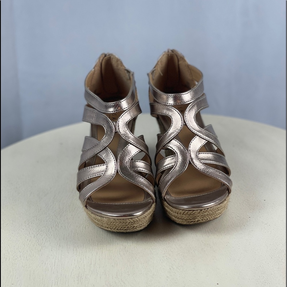 Metallic wedges size 6.5